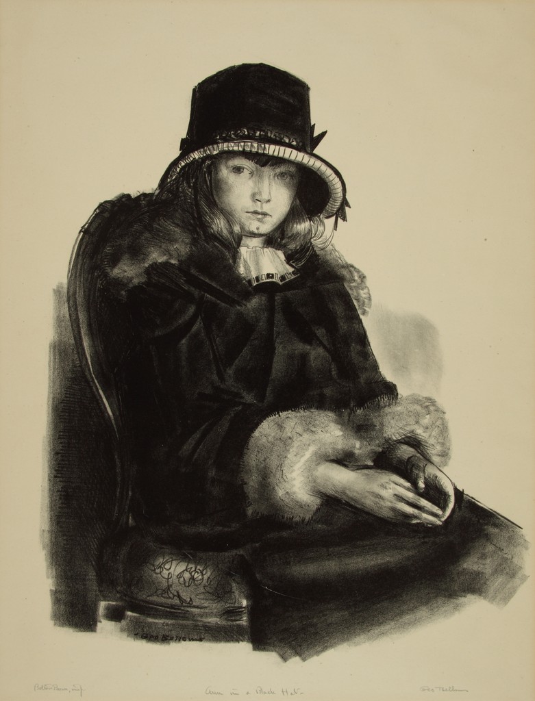 Anne in a Black Hat