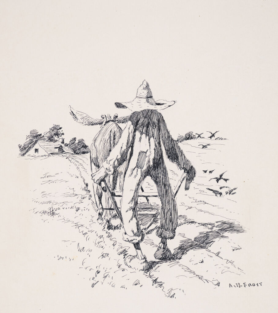Mule Plowing