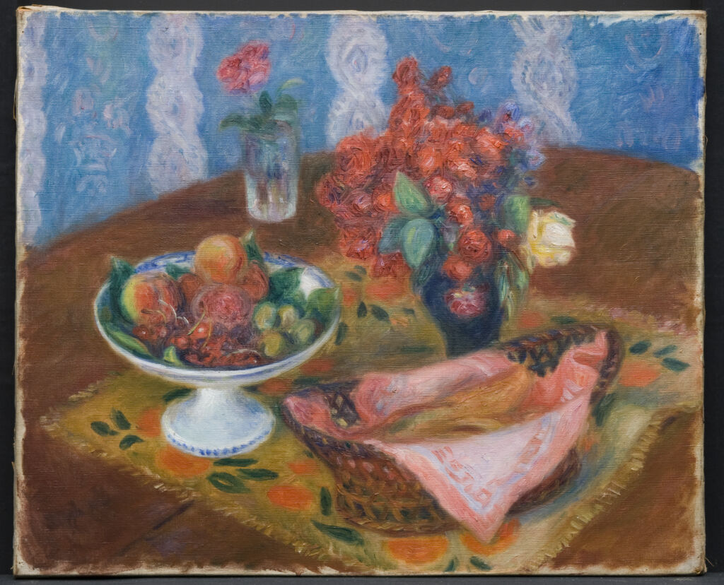 Still Life with Roses and Fruit