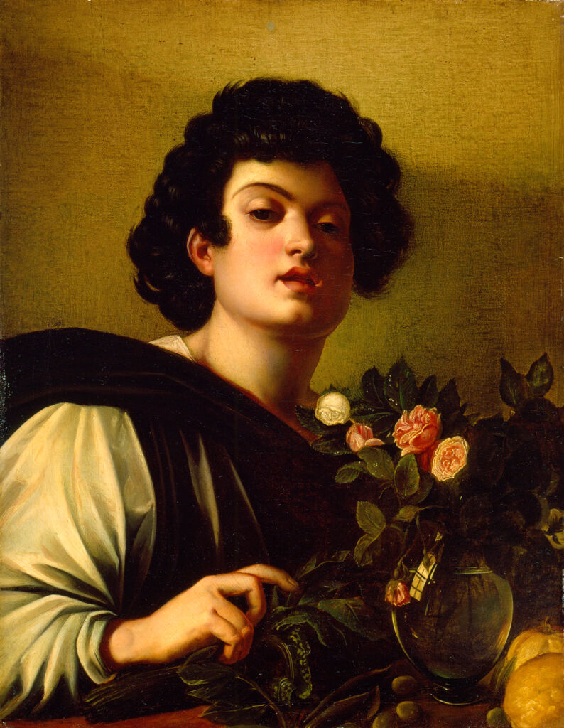 Boy with a Carafe of Roses