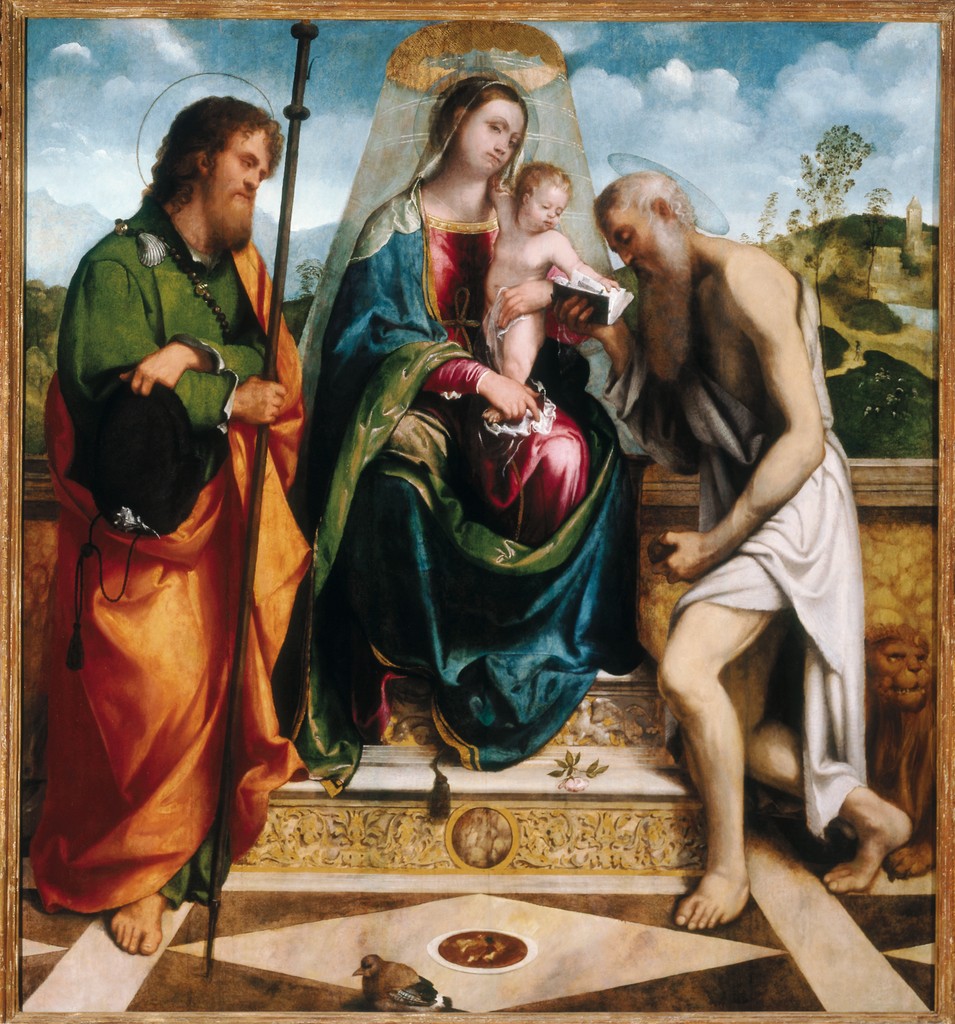 Madonna and Child with St. James Major and St. Jerome
