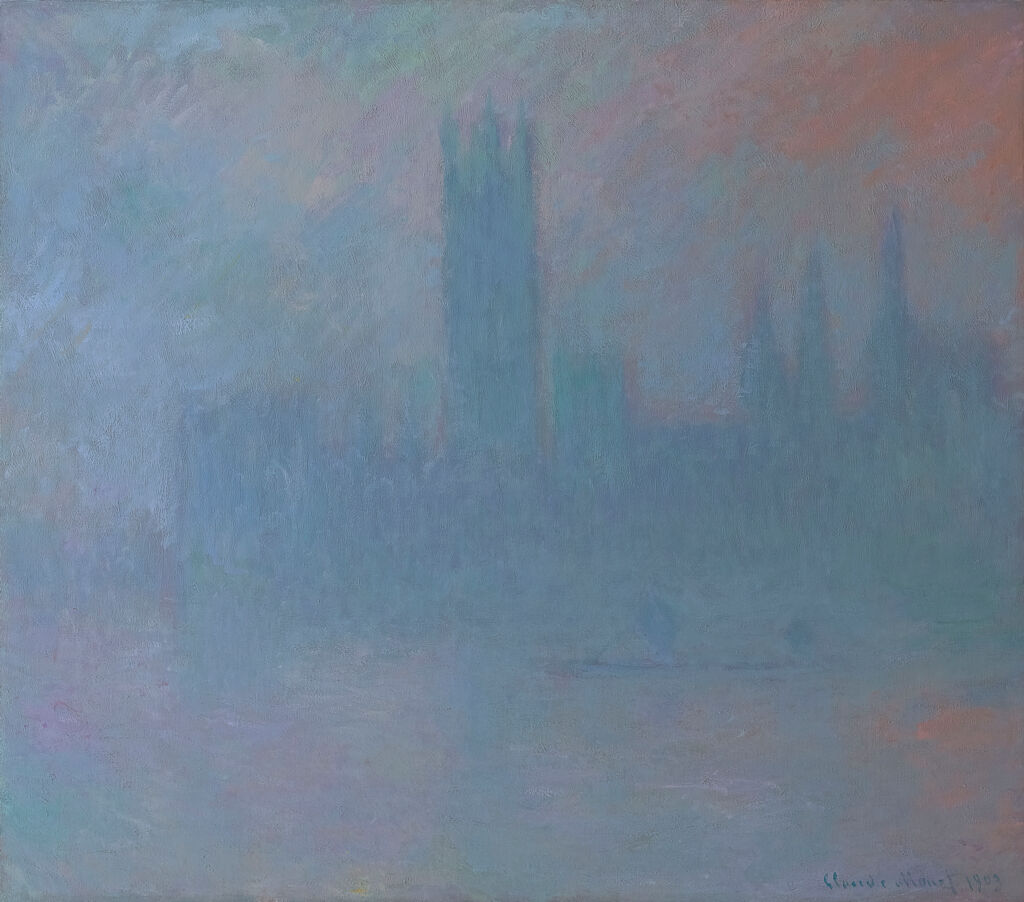 Houses of Parliament in the Fog