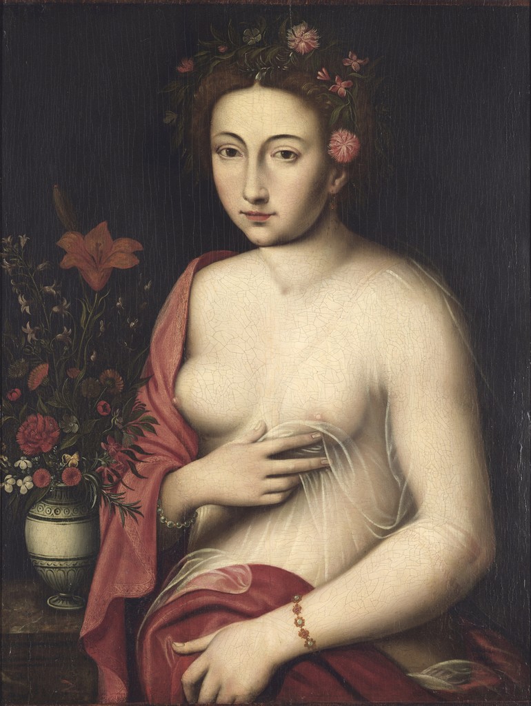 Lady with a Red Lily