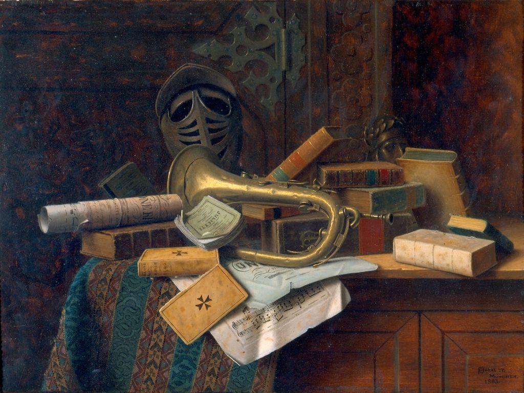 Still Life with Bust of Dante