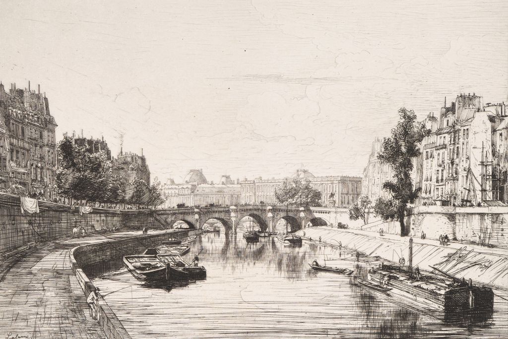 Vue Prise Du Pont St. Michel