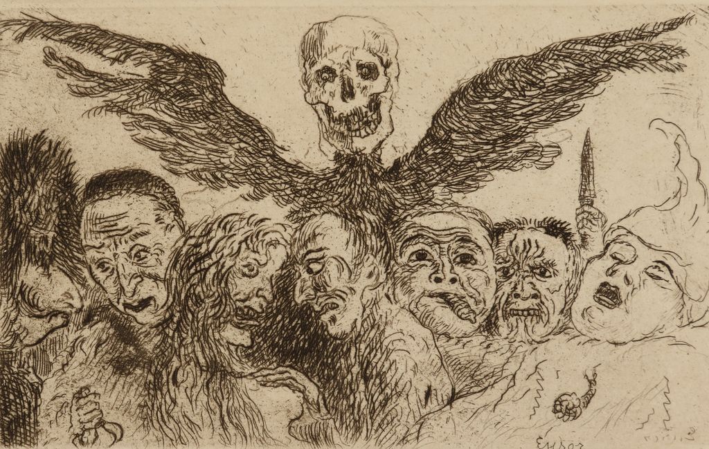 The Deadly Sins Dominated by Death (Les Péchés Capitaux dominés par la mort), from the Deadly Sins (Les Péchés Capitaux) series