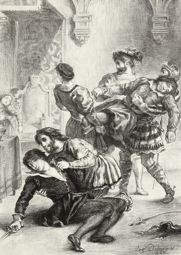 The Death of Hamlet (La Mort d’ Hamlet), from the Hamlet series