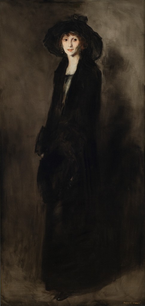 Lady in Black Velvet (Portrait of Eulabee Dix Becker)