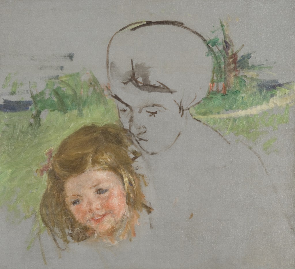 Preparatory sketch for Mother and Child in a Boat