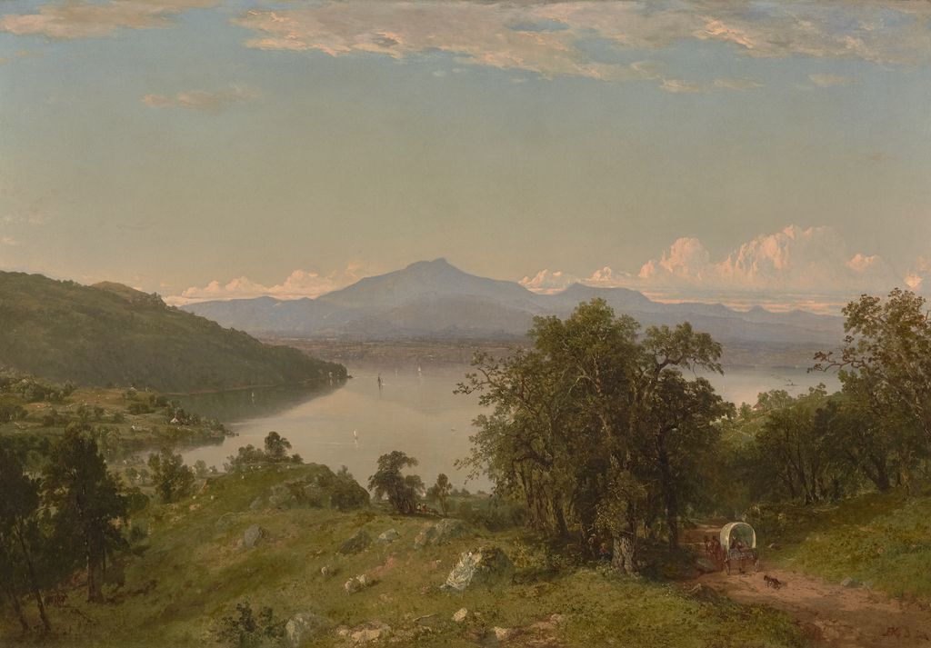 Camel’s Hump from the Western Shore of Lake Champlain