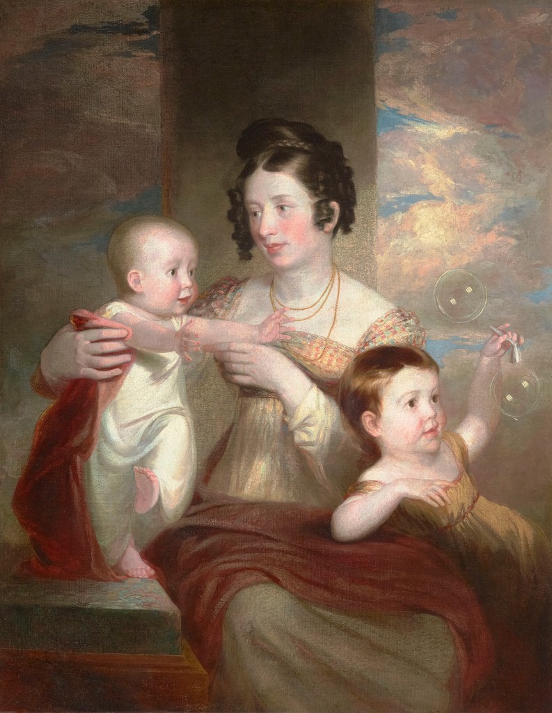 Portrait of Mrs. Morse and Two Children