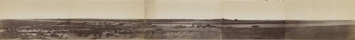 Panorama van de Nieuwe waterweg (1871)